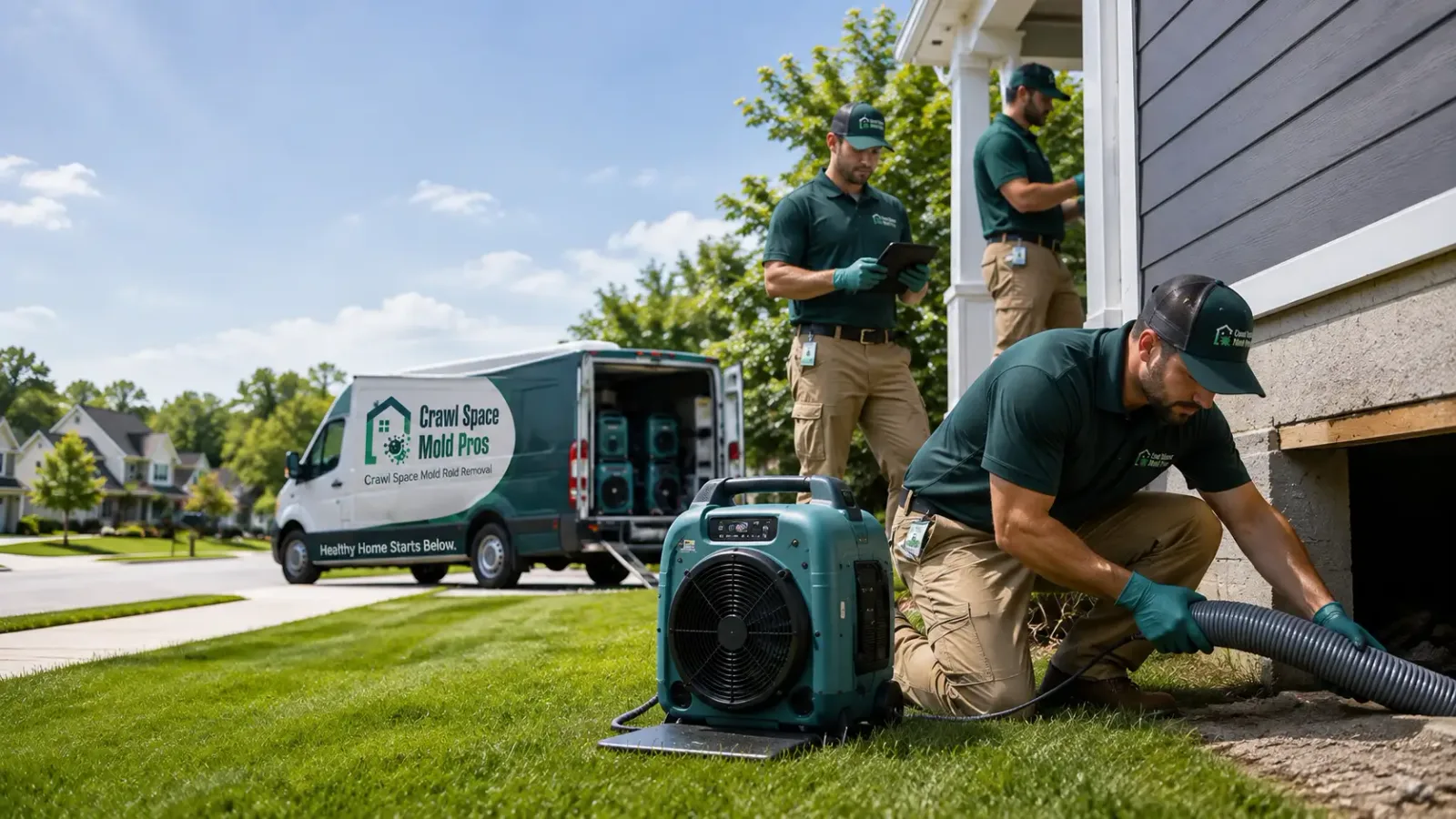 Crawl Space Mold Removal in Niagara, ND